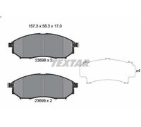 Kit de plaquettes de frein, frein à disque TEXTAR 2369803 pour EX 2.5 2010-2013