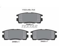 Kit de plaquettes de frein, frein à disque TEXTAR 2449801 EQUINOX 2.4 2009-2017