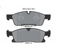 Kit de plaquettes de frein, frein à disque TEXTAR 2519201 pour GLS 3 2015-2019