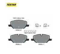 Kit de plaquettes de frein, frein à disque TEXTAR 2634802 OPEL 42794673 84782067