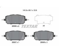 Kit de plaquettes de frein, frein à disque TEXTAR 2650601 pour MX-30 0.8 2023-