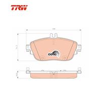 Kit de plaquettes de frein, frein à disque TRW Automotive GDB1932 pour OE
