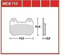 Kit de plaquettes de frein, frein à disque TRW MCB713