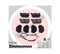 ZIMMERMANN 20906.180.1 Plaquettes de frein