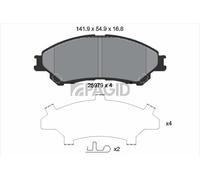 Kit De Plaquettes De Frein PAGID Pour Suzuki Vitara LY SX4 S-Cross JY