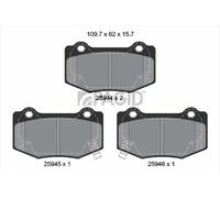 Kit De Plaquettes De Frein TEXTAR Pour Chevrolet Camaro Corvette C7 Cadillac ATS
