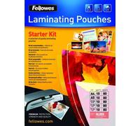 Fellowes Kit de plastification Starter Kit 80 microns – Pack de 50