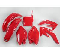 Kit De Plastiques Carénages Honda CRF 250 R 2004 - 2005 Rouge Ufo Plast