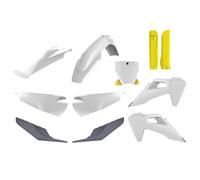 Kit de Plastiques Polisport Husqvarna TC/FC TPI '19-'22 Couleur Blanc/