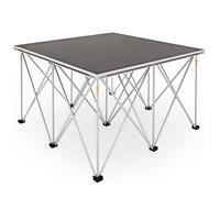 Kit de plate-forme de scène portable, design modulaire amovible et connectable pour une configuration polyvalente d'événement