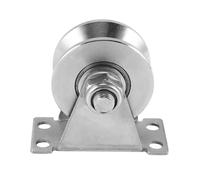 Kit de plateau de tondeuse à gazon, Roulement à rouleaux de guidage piste, 5 pièces, bloc poulie en acier inoxydable type V, roulements silencieux, rainure, roue coulissants
