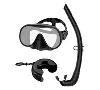 Kit de plongée en apnée pour adultes Panoramique avec protection contre | Avec sangle réglable, pliable dans une boîte pour femme,