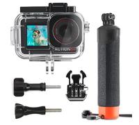 Kit de plongée FitStill 60M/196FT pour DJI Osmo Action 5 Pro/4/3, boîtier étanche + poignée flottante pour la prise de vue sous-marine, accessoires de protection pour DJI Action 5 Pro/4/3