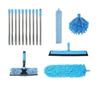 Kit de Plumeau Télescopique,Polyvalente pour Surfaces Élevées | Balai pour Plafond avec Perche Allongeable - Idéal pour Fenêtres Électroménager Meubles Toiture Voiture Maison et Garage