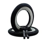 Kit de pneus à flancs blancs 2x Kenda K333 3.50-10 + chambre à air/bande de jante pour Vespa PX Ape