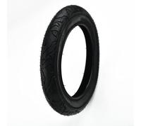 Kit de pneus de vélo et chambre à air 12 x 2,125 pouces, gaine en caoutchouc robuste avec valve pour vélos d'enfants, vélos de course et vélos d'équilibre, noir, pneus épais pour un maintien sûr sur