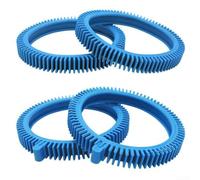Kit de pneus en caoutchouc avec super bosse pour essieux avant et arrière de Poolvergnuegen 2 x 4 x nettoyeurs de piscine et modèles de nettoyage à pression (lot de 2)