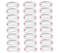 Kit de pochoir à sourcils pour femmes 24 styles pochoirs à sourcils pour le pochoir naturel réutilisable pour animaux de compagnie pour débutants, maquillage rapide