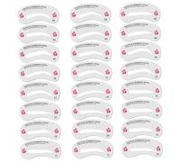 Kit de pochoir à sourcils pour femmes 24 styles pochoirs à sourcils pour le pochoir naturel réutilisable pour animaux de compagnie pour débutants, maquillage rapide.