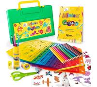 Kit de Pochoirs à Dessiner pour Enfants - Kit Complet avec 370 Formes Créatives