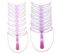 Kit de pochoirs à sourcils, 2 ensembles de pochoirs à sourcils, 8 styles, kit mise en forme pour débutants avec poignée et sangle tête, modèle réutilisable pour femmes et filles, mise en forme