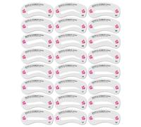 Kit de pochoirs à sourcils, modèle de mise en forme et toilettage des sourcils, outil coiffure avec 24 formes différentes, pochoir toilettage des