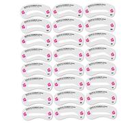 Kit de pochoirs à sourcils, modèle de toilettage, outil coiffure, 24 pièces, pochoir à sourcils réutilisable
