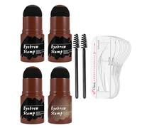 Kit de pochoirs à sourcils - Modèles de forme de sourcils réutilisables - Instructions de pochoir à sourcils imperméables - Kit de moules à sourcils et résistants aux taches