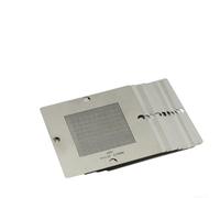 Kit de pochoirs BGA conçu pour les applications de grille de billes de soudure avec plage de pas de 0,58 mm à 1,27 mm et 10 mailles en acier (80 x 80)
