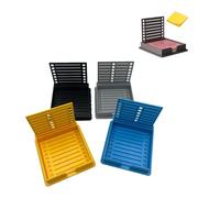 Kit de pochoirs pour notes adhésives - Compatible avec les post-it de 7,6 x 7,6 cm, comprend 2 modèles et un support pour les listes de tâches, les notes et l'organisation du bureau (portable et