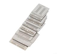 Kit de pochoirs pour reballing avec chauffage direct et station de support pour réparation de mémoire, compatible avec les boules de soudure de 0,45 mm et 2e/3e génération pour les paquets (14 pièces)