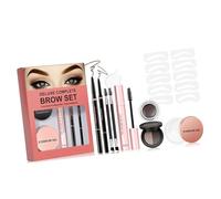 Kit de pochoirs pour sourcils - Tampons à sourcils - Trios - Tampons à sourcils - Tampons en gel