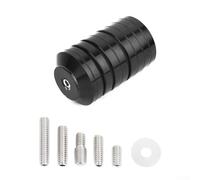 Kit de poids d'arc composé avec contrepoids en acier de 28,3 g, 56,7 g, 113,4 g pour barre d'équilibre pour réduction du bruit et des chocs, compatible avec la plupart des composés et (noir)