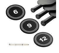 Kit de poids de pickleball - Ensemble de contrepoids de fesses 6 g, 9 g, 12 g, avec précision lesté pour réduire la sensation de tête lourde, outil d'accessoires de raquette avec tournevis pour