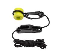 Kit de poids Downrigger 2,2 m Cordon avec mousqueton chaumard corde à taquet, pince de serrage pour pêche à la traîne et pêche en haute mer 1 pièce Ncb346 (noir, 8,5 x 2,6 cm)