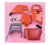 Kit de poignée de démarreur, Couvercle de Frein de chaîne et carénage de Cylindre for tronçonneuse 372 365 362 371 avec Support de Filtre à air et démarreur à Rappel