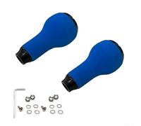 Kit de poignée de moulinet de pêche compatible avec DAIWA - Pour moulinet de pêche - En forme de gourde EVA et matériau en liège en caoutchouc - Clé hexagonale et roulements (2 lots bleu)