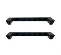 Kit de poignée de rechange 32413 pour barbecue à granulés PB150PPS - Assemblage avec lunette gauche et droite - Construction en nylon - Noir - Facile à installer (2 pièces)