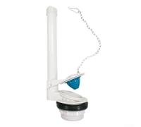 Kit de poignée de valve de chasse d'eau avec chaîne en acier inoxydable et rabat en caoutchouc pour économie d'eau (2#)
