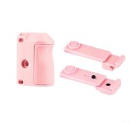 Kit de poignée pour DJI Action 5 Pro : barre d'extension de volet stable pour vlogging - Accessoire de voyage léger en ABS (rose)