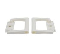 Kit de poignées et charnières de rechange en plastique blanc pour glacières igloo de 25 à 72 litres | Lot complet de 4 avec vis en acier inoxydable pour coffres à glace extérieurs