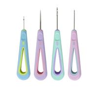 Kit De Poinçon À Coudre | 4 Outils Découdage Pour Points De,Kit Alène À Fil,Pour La Manuelle Broderie Tricot Tissage Débutant Studio Maison