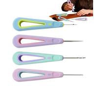 Kit De Poinçon À Coudre - Set Découseur 4 Pièces | Kit Alène À Fil | Pour La Manuelle Broderie Tricot Tissage Débutant Studio Maison