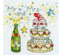 Kit de point de croix Bothy Threads 'Cheers Card', 10x10cm, XGC7
