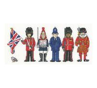 Kit de point de croix Bothy Threads 'God Save The King', XAG1, 28x13cm