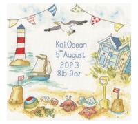 Kit de point de croix Bothy Threads "Mes premières vacances", XKG8, 24x23cm