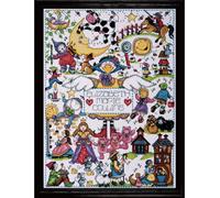 Kit de point de croix compté Design Works "Nursery Rhymes", 28x38cm