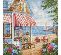 Kit de point de croix compté Letistitch "Une journée ensoleillée", 26x26cm