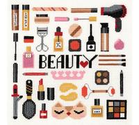 Kit de point de croix compté Panna "Beauty", 27,5x27,5cm, DIY
