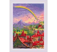 Kit de point de croix compté Riolis "Vent d'Ouest", 21x30cm